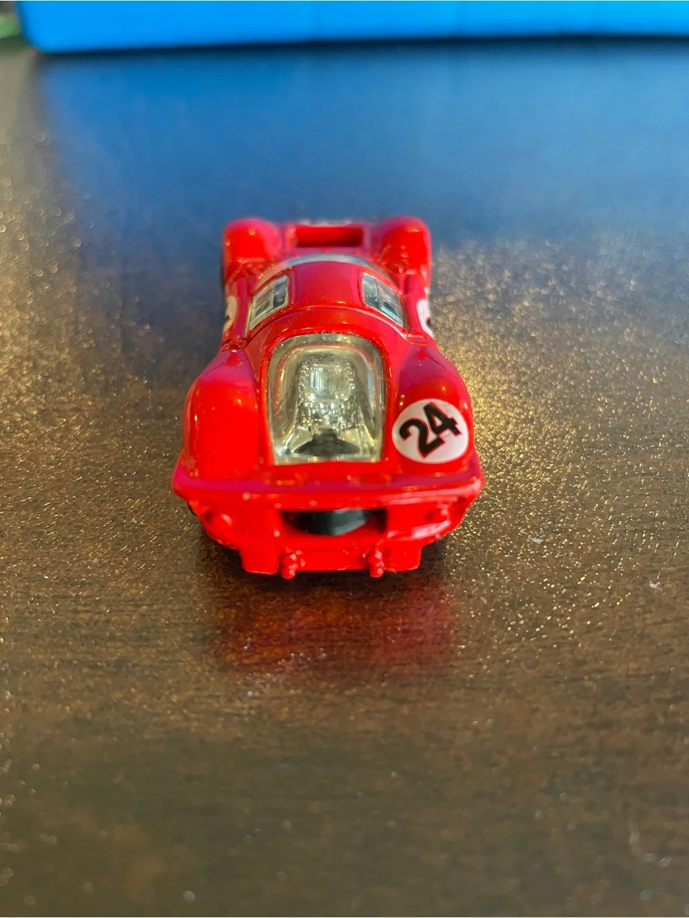 2001 HOT WHEELS FERRARI P4 #24 RED 1:64 DIECAST 2 3/4